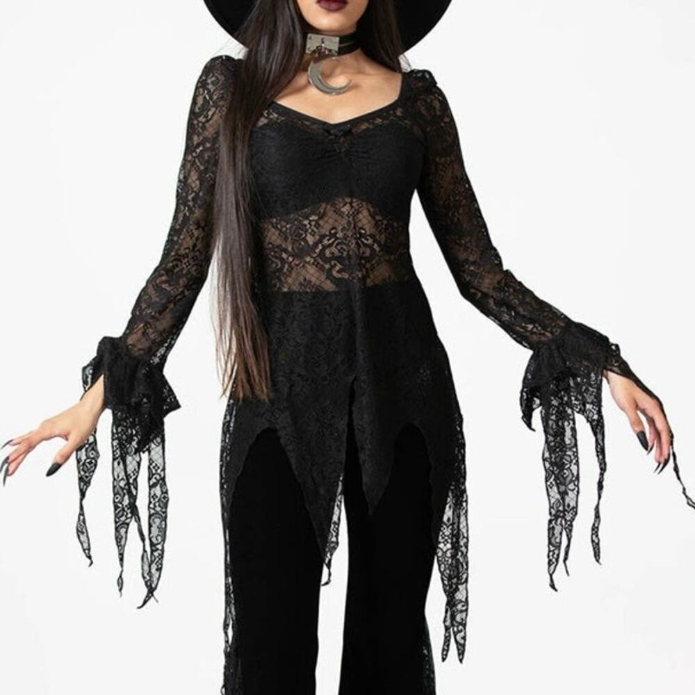 Killstar Faythe Lace Top